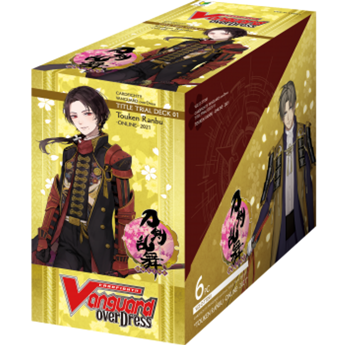 Cardfight!! Vanguard overDress - Touken Ranbu -ONLINE- 2021 Trial Deck Display (6 Decks) - EN