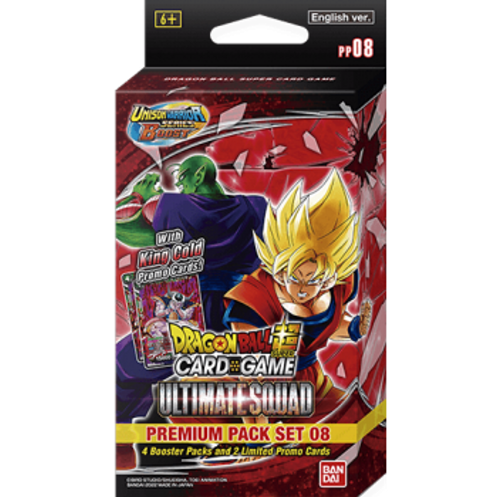 DragonBall Super Card Game - Premium Pack Set 8 PP08 Display (8 Sets) - EN
