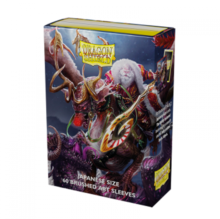 Dragon Shield Japanese size Brushed Art Sleeves - Christmas 2022 (60 Sleeves)