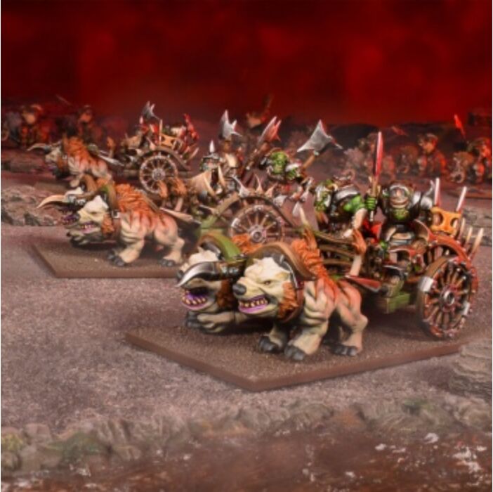 Kings of War - Orcs: Orc Chariots/fight wagons - EN