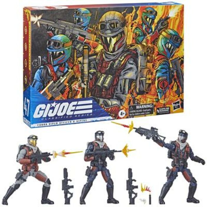 G.I. Joe Classified Series Cobra Viper Officer & Vipers Action Figures