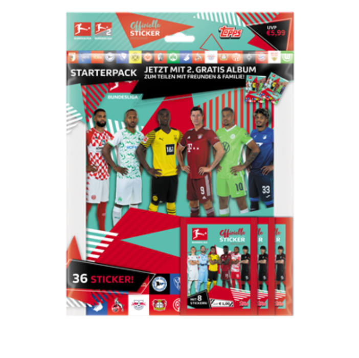 Bundesliga Sticker 2021/2022 - Starterpack