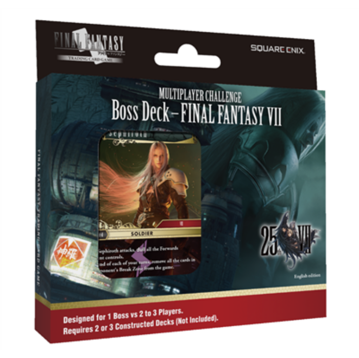 Final Fantasy TCG - Multiplayer Challenge Boss Deck Display (6 Deck) - Final Fantasy VII - EN