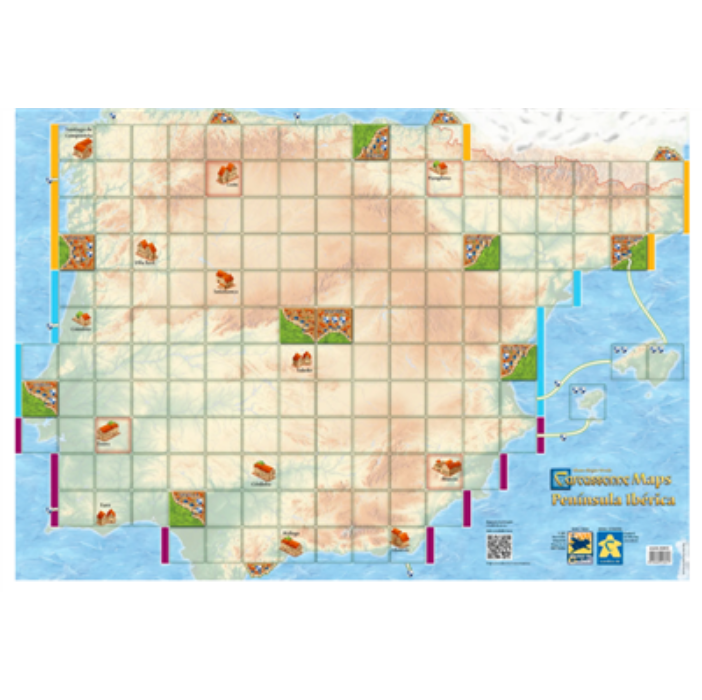 Carcassonne Maps: Peninsula Iberica - DE/EN