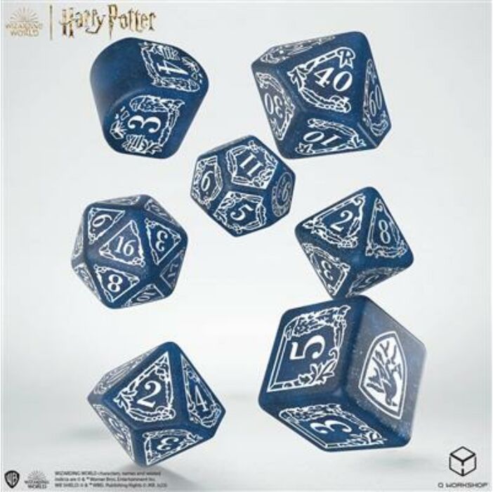 Harry Potter - Ravenclaw Modern Dice Set - Blue