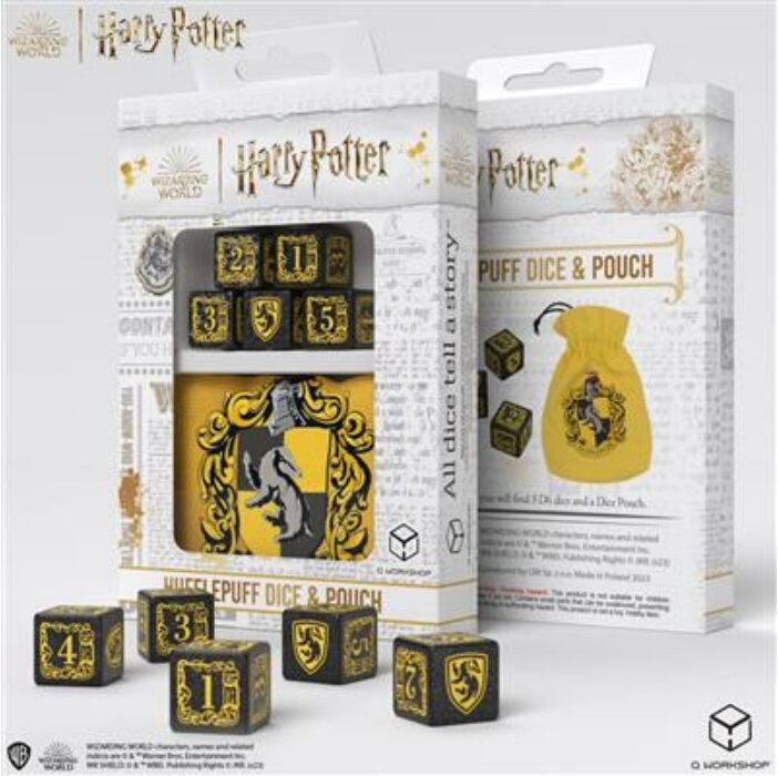 Harry Potter - Hufflepuff Dice & Pouch